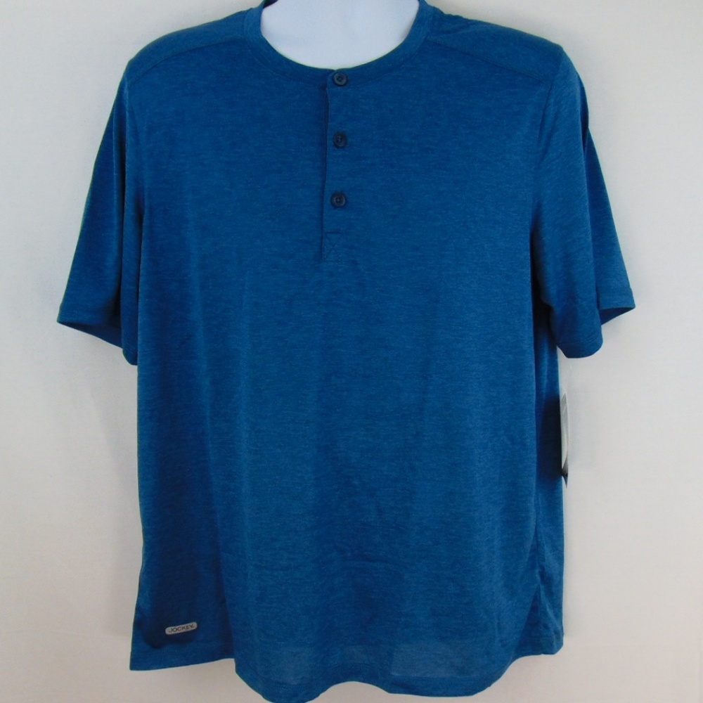 Jockey Henley Performance UPF-30 Moisture-Wick